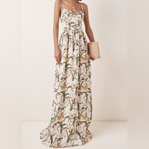 Agua by Agua Bendita Acacia Floral Maxi Dress